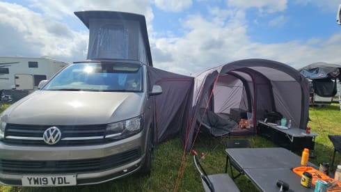 6 seater 4 berth Volkswagen campervan from 2019