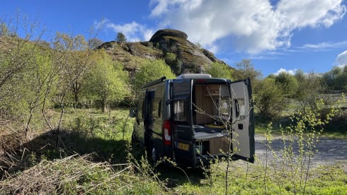 Our home away from home  – 4 berth Swift bus from 2018
