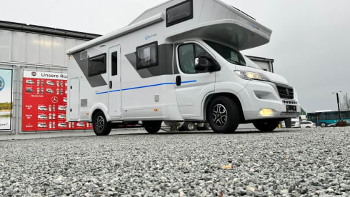 A70DK – Wohnmobil SunLiving A70 DK Alkoven #Familienurlaub