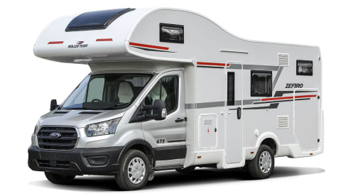 Zefiro 675  – 2024 Roller Team Zefiro 675 automatic 6 berth + 6 seatbelts 