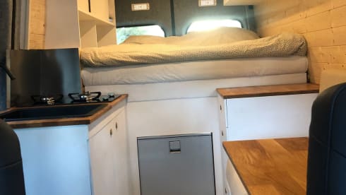 Vrijheid – 2p VW Crafter bus from 2014, complete, spacious and cozy