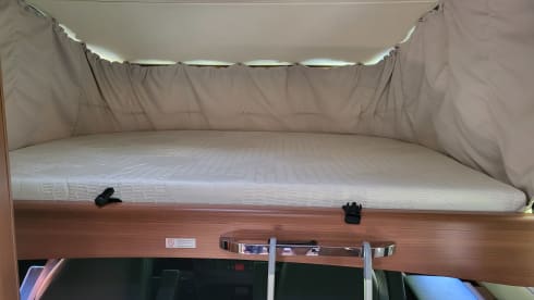 LMC integrated camper with round seating from 2018
