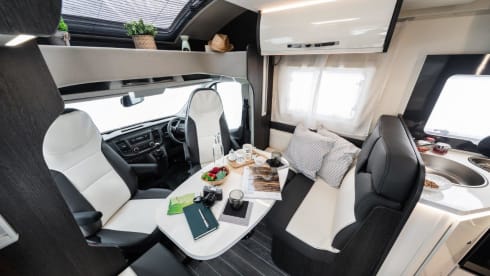 Belle – Motorhome – Sleeps 4 – Travels 4