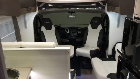 Beautiful Chausson camper for rent, built in 2016