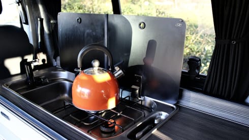 Colin – Our new high spec VW T6 Campervan who's keen to travel with you