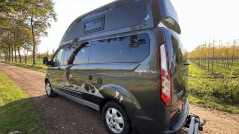 Ford Nugget Plus hoogdak 2018 mountain edition – 5p Ford Nugget Plus Westfalia campervan hoogdak uit 2018
