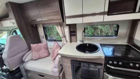 4 berth Fiat elddis encore motorhome