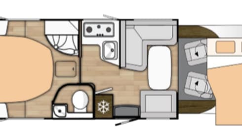 Vrijheid – Luxury Benimar Cocoon 496 Automatic motorhome 4 persons