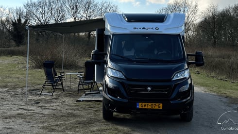 CampEropuit - automaat tot 5 p – 4/5p automatic Sunlight from 2024
