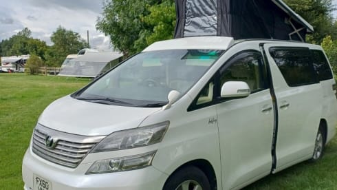 Inkling – 2012  Toyota Alphard (automatic) 4 berth campervan converted May 2024