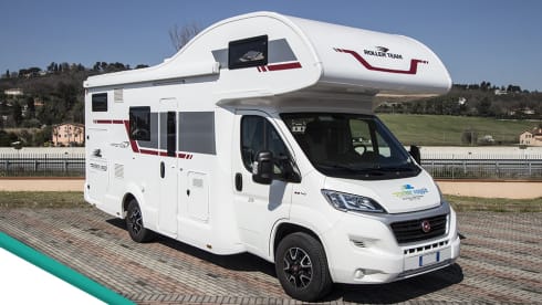 Kronos 279 – Camper Mansardato 6 posti Roller Team Kronos 279 - 6,99 mt.