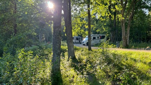 A fully equipped camper for wonderful camping holidays.