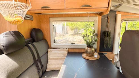 🌴Happy place🌴☀️ – Luxury Ibiza-style integral camper | 4p | Fly & Drive Costa Blanca”🌴