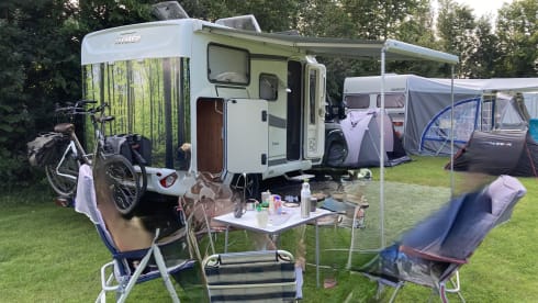 Compact, modern and above all cozy camper