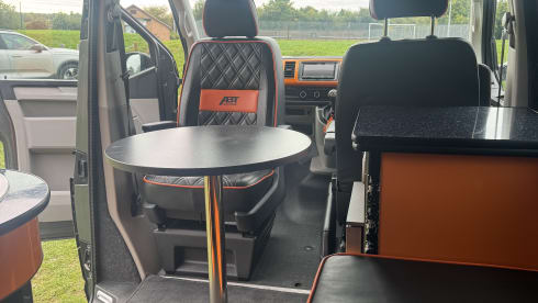 4 berth Volkswagen campervan from 2016