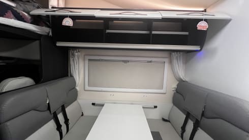 6 berth Ford bus from 2021