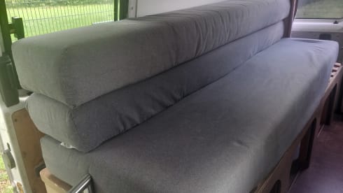 Buscampertje VW Transporter T4, diesel.