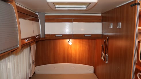 With a good feeling on holiday with this complete Dethleff Camper
