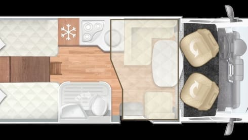 Bavarian Camper 2 – 5 people and still under 7m - the kronos 285TL.
