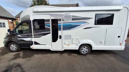 Swift Voyager motorhome (2023) fixed rear bed