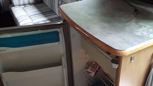 Hymer with roof air conditioner!!