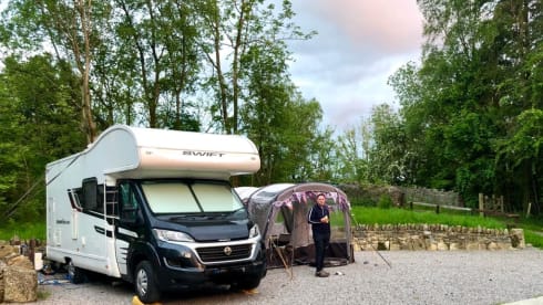 Special edition Lifestyle 696-Black edition – 6 berth Swift Escape Lifestyle 696 2015-breakdown cover included 