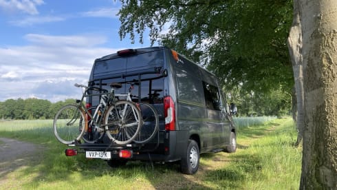 Roze Roadtripper – Camping-car bus modulable pour 4 personnes 