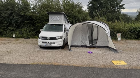 4 berth Volkswagen campervan from 2018