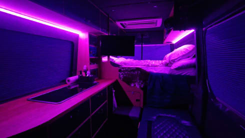 3 berth MWB Mercedes Sprinter from 2018