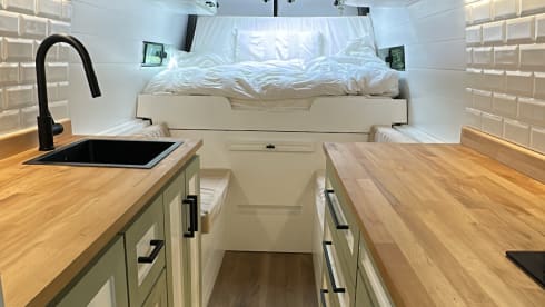 Lil Jem – *OFF GRID* Tiny Home -2 berth Mercedes Sprinter