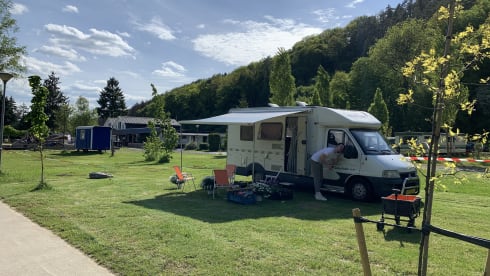 4P Fiat Trigano Autoroller 15P - incl. verzekering, zonnepaneel, etc.