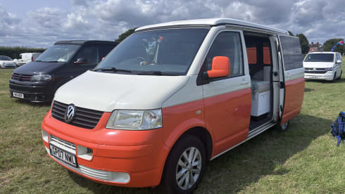 Paulo – An Orange Adventure! 3 berth Volkswagen campervan from 2007