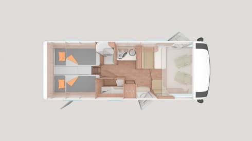 Deluxe – Integral Weinsberg Caracore 700MEG Automatic + WIFI on the road