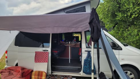 Kever – Our beautiful white VW camper
