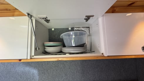 Homely camper 3 berth, 3 seatbelts, fixed bed  – 3 berth Citroën campervan from 2014