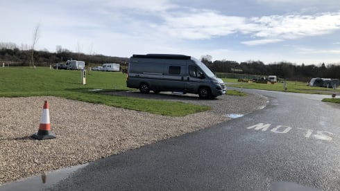 The Van – 4 berth Hymer campervan from 2018