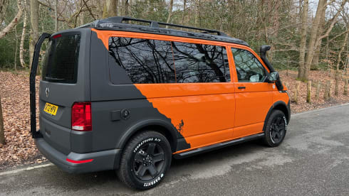 (VW004) 2023 VW T6 'Rebellion' Camper Van - sleeps 2 adults plus 2 children