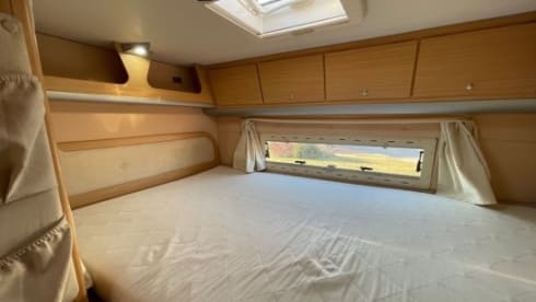 A camper for 4 at the top!