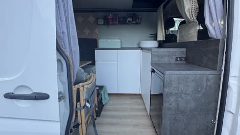 3-seater Volkswagen bus from 2012