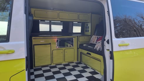 Sunshine  – 4berth T6.1 VW. Insurance included.