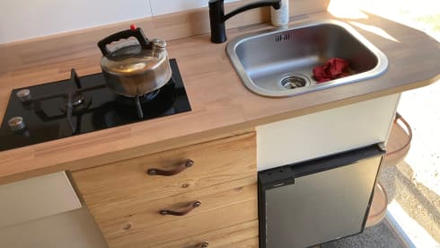 Comfortable off-grid camper for the nature lover