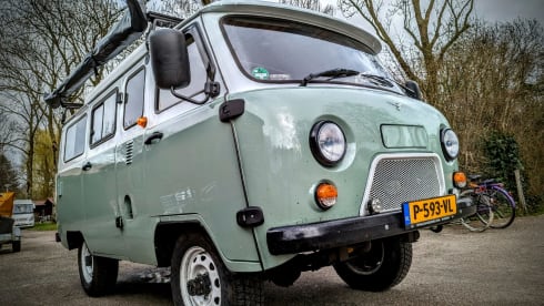 Tough UAZ Bukhanka 4x4 Offroad camper