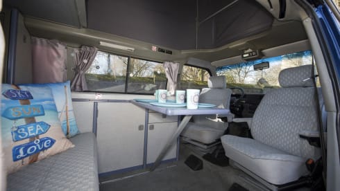 Sea - Cozy and robust VW T4 California with sleeping roof
