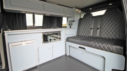 Jessie – 4 berth Volkswagen Transport Campervan from 2018