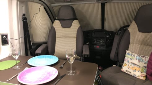 The Van – 4 berth Hymer campervan from 2018