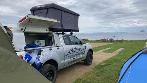 Ford Ranger 4x4 – 2 berth Tent Box on Pick-up Truck