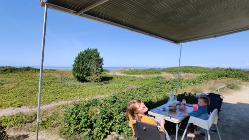 Huisje op wielen – Beau mobil-home familial 5 places ludique et pratique