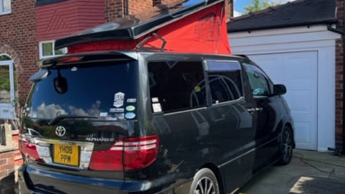 4 berth Toyota campervan from 2008