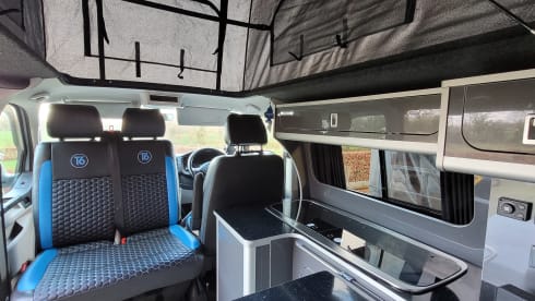 4 berth VW transporter campervan from 2016