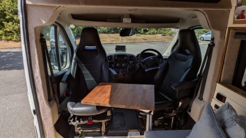 Joe – Joe. 2 Berth Truly Off Grid Adventure Van. Storage and Comforts Galore. 